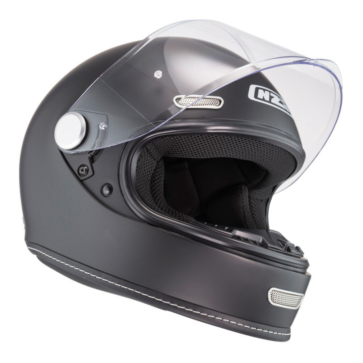 KASK MOTOCYKLOWY NZI REVIVAL MATT BLACK