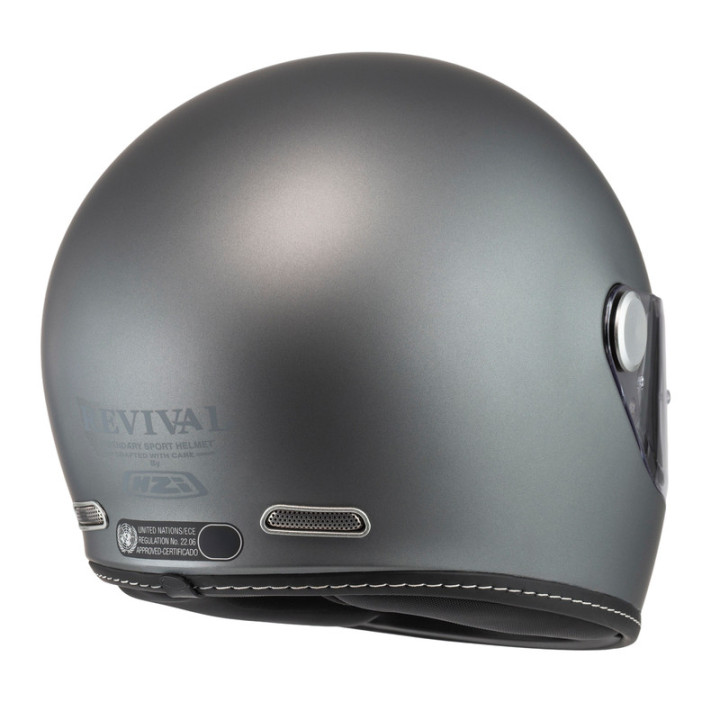 KASK MOTOCYKLOWY NZI REVIVAL ANTRACITE MATT
