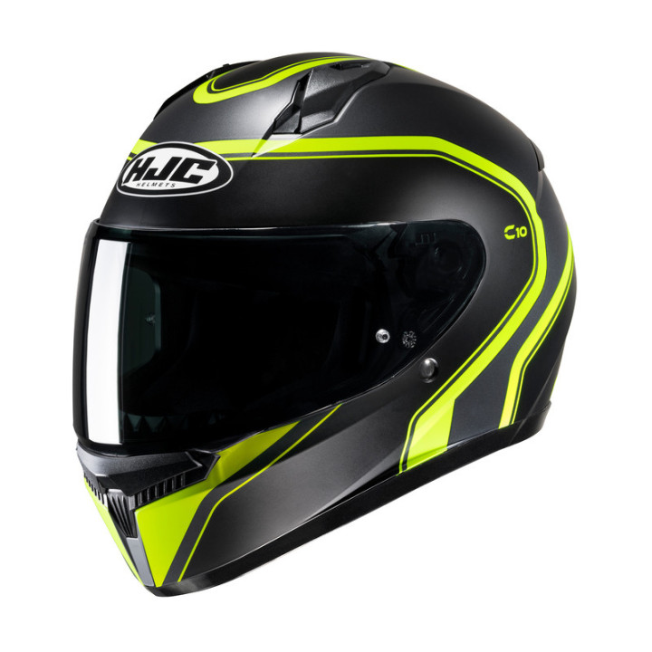KASK MOTOCYKLOWY HJC C10 ELIE BLACK YELLOW