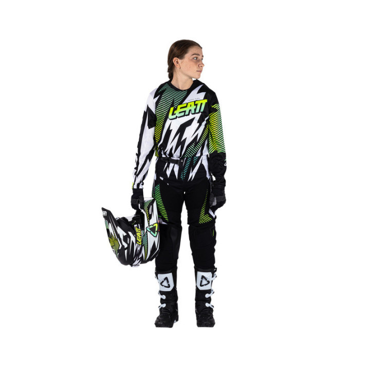 STRÓJ OFFROADOWY BLUZA I SPODNIE JUNIOR LEATT MINI RIDE KIT 3.5 STORM BLUE XXS