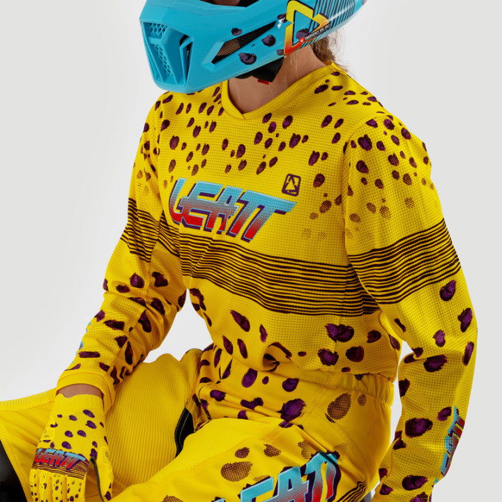 STRÓJ OFFROADOWY BLUZA I SPODNIE JUNIOR LEATT RIDE KIT 3.5 CHEETAH XL