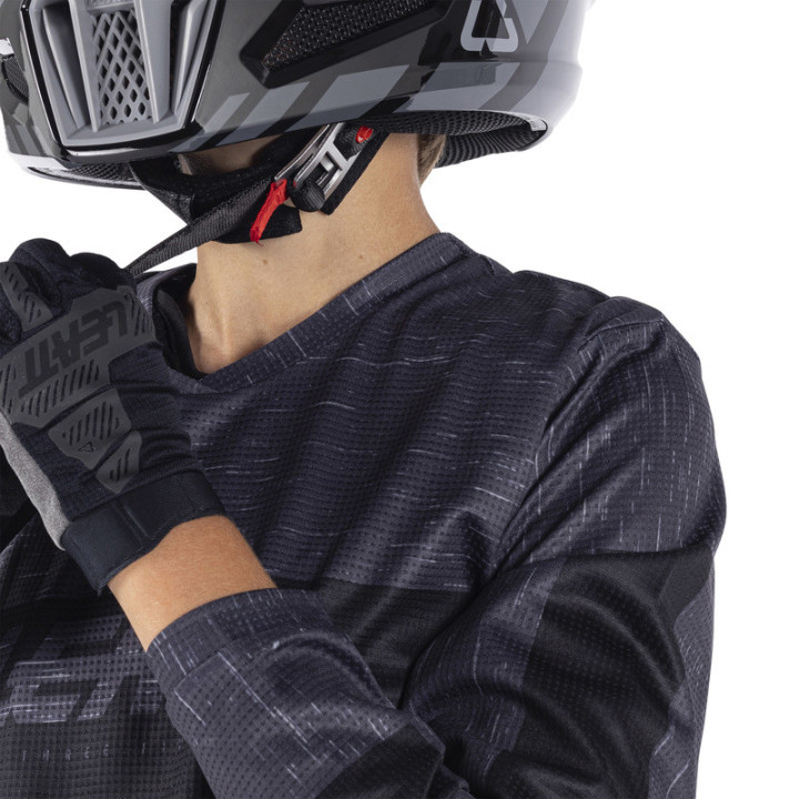 STRÓJ OFFROADOWY BLUZA I SPODNIE JUNIOR LEATT RIDE KIT 3.5 STEALTH BLACK GREY