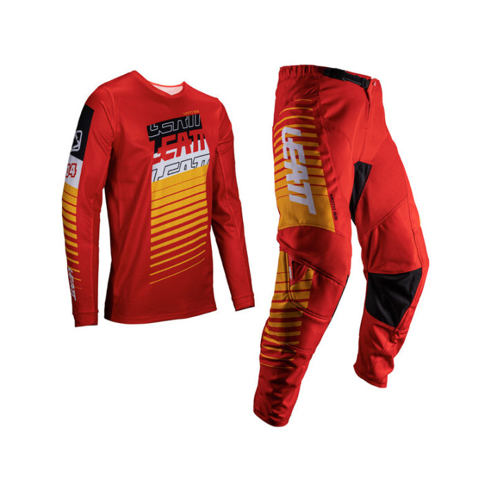 STRÓJ OFFROADOWY BLUZA I SPODNIE LEATT RIDE KIT 3.5 RED L