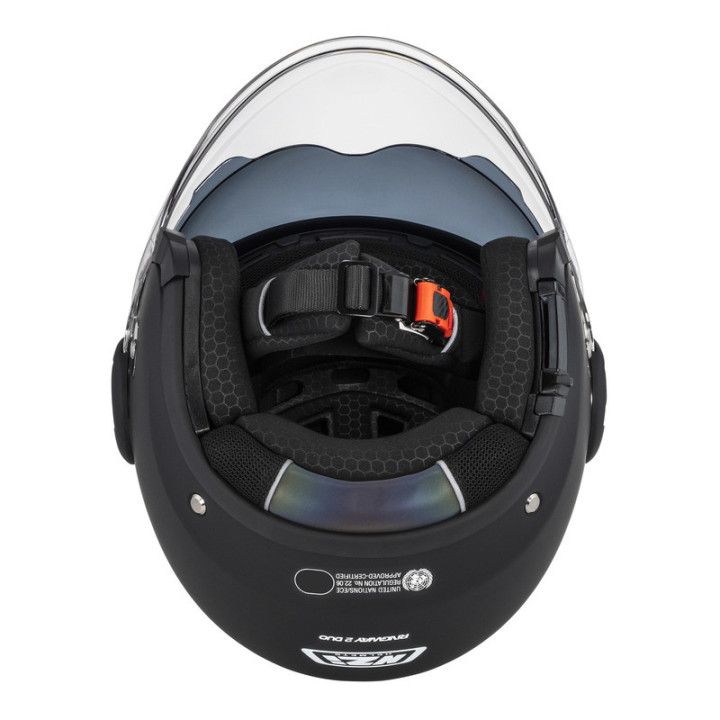 KASK MOTOCYKLOWY NZI RINGWAY 2 DUO MATT BLACK