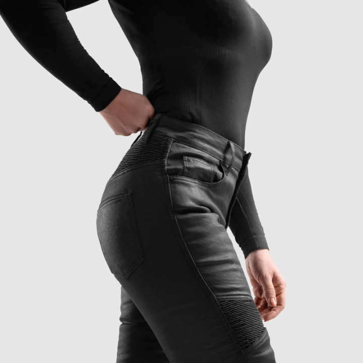 JEANSY MOTOCYKLOWE DAMSKIE REBELHORN ROXY BLACK