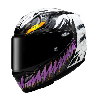 KASK MOTOCYKLOWY HJC RPHA12 ANTI VENOM 2 MARVEL BLACK WHITE