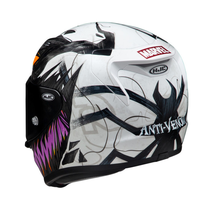 KASK MOTOCYKLOWY HJC RPHA12 ANTI VENOM 2 MARVEL BLACK WHITE