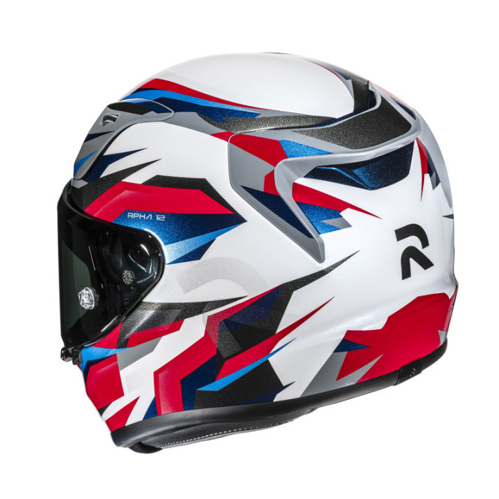 KASK MOTOCYKLOWY HJC RPHA12 DRAVIX RED BLUE