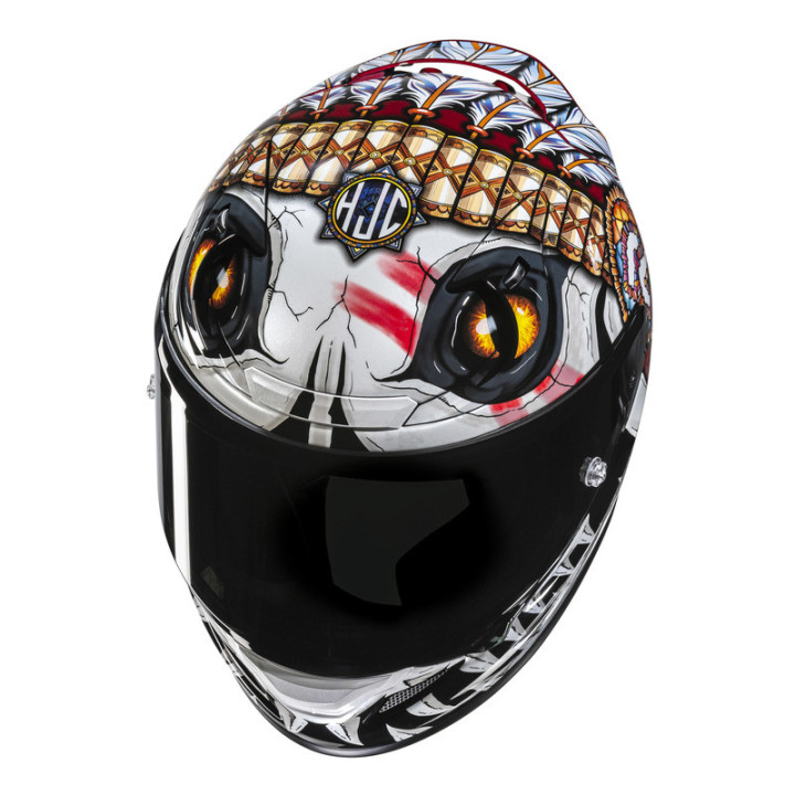 KASK MOTOCYKLOWY HJC RPHA12 KEPINA WHITE RED