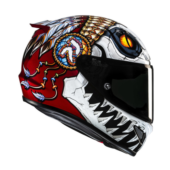 KASK MOTOCYKLOWY HJC RPHA12 KEPINA WHITE RED