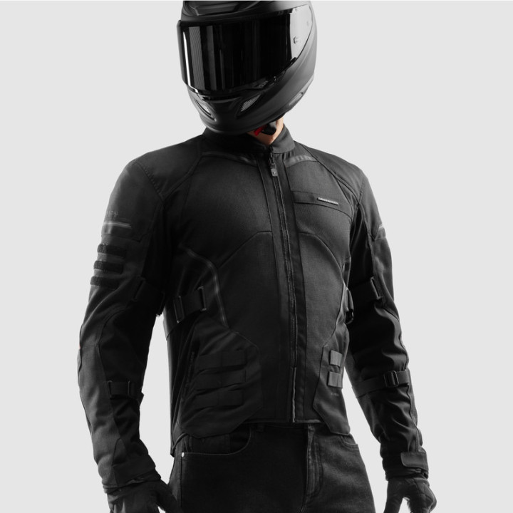 KURTKA MOTOCYKLOWA TEKSTYLNA REBELHORN SCANDAL 3 BLACK