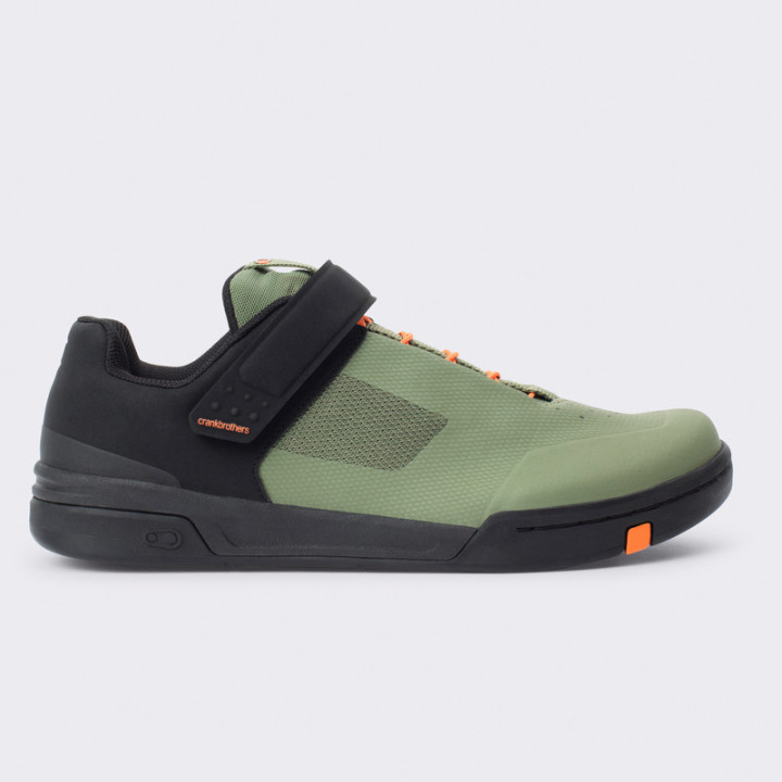 BUTY CRANKBROTHERS STAMP SPEEDLACE GREEN ORANGE - BLACK OUTSOLE