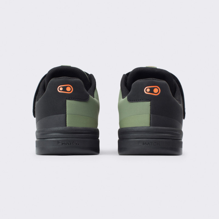 BUTY CRANKBROTHERS STAMP SPEEDLACE GREEN ORANGE - BLACK OUTSOLE