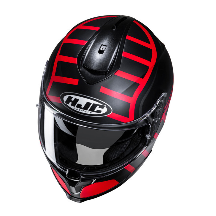 KASK MOTOCYKLOWY HJC C70N HOLT BLACK RED
