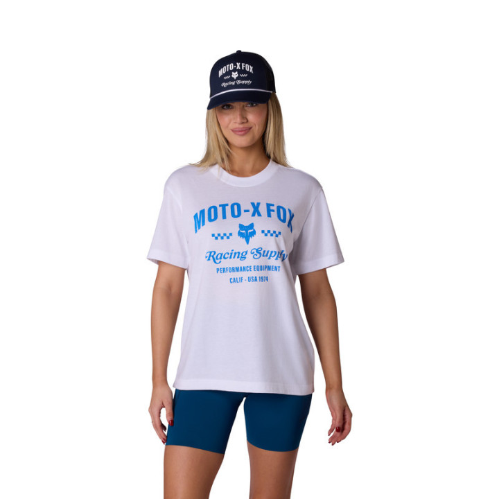 T-SHIRT DAMSKI FOX SUPPLY WHITE