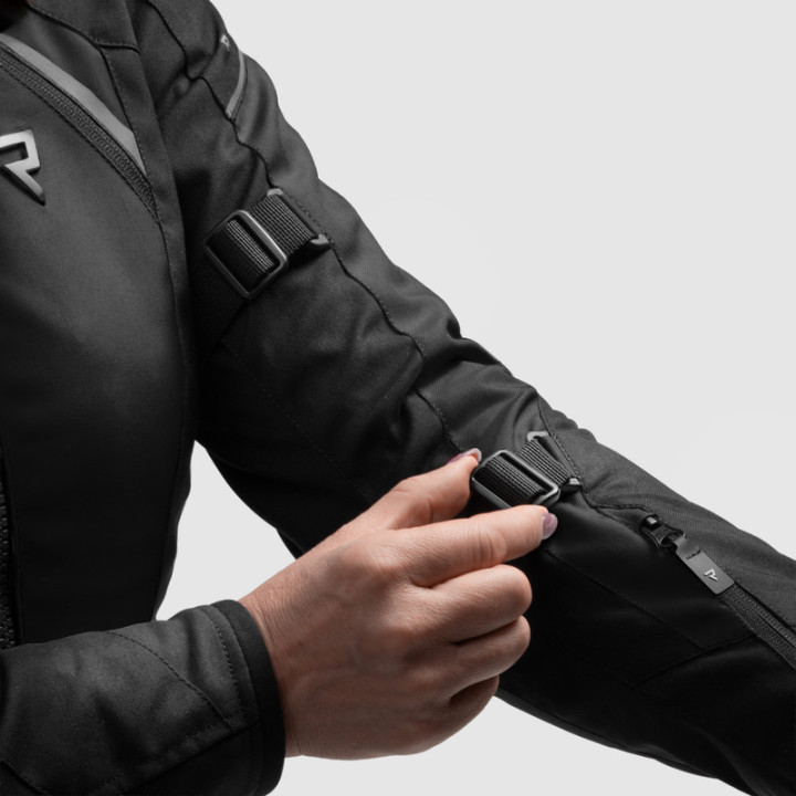 KURTKA MOTOCYKLOWA TEKSTYLNA DAMSKA REBELHORN SWIFT BLACK