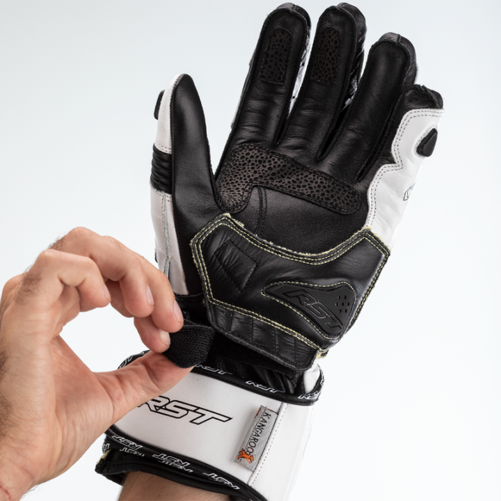RĘKAWICE MOTOCYKLOWE RST TRACTECH EVO 4 WHITE WHITE BLACK
