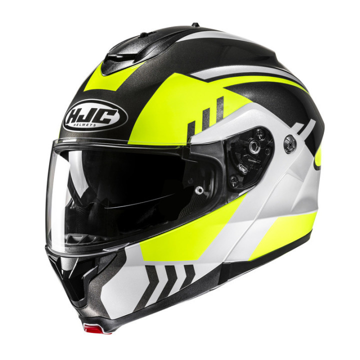 KASK MOTOCYKLOWY HJC C91N KAON BLACK YELLOW