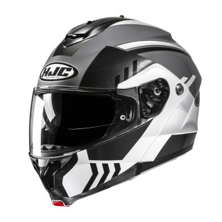 KASK MOTOCYKLOWY HJC C91N KAON BLACK WHITE