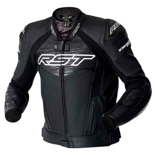 KURTKA MOTOCYKLOWA SKÓRZANA RST TRACTECH EVO D3O BLACK WHITE