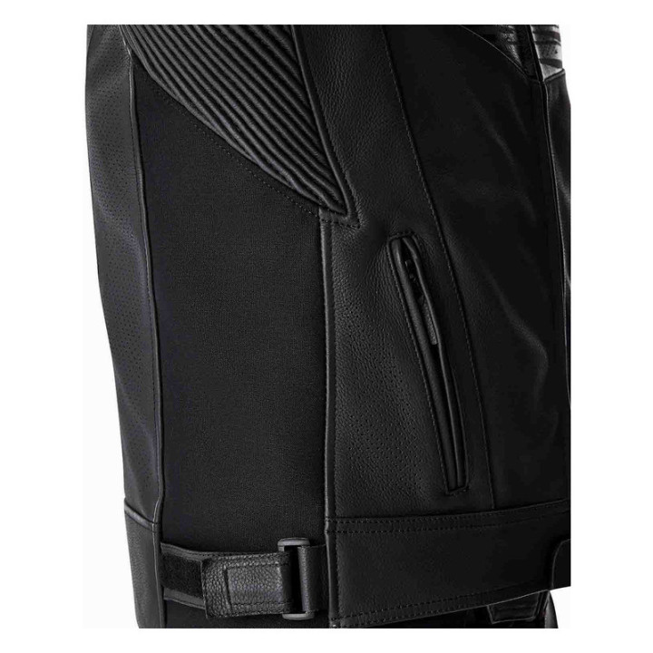 KURTKA MOTOCYKLOWA SKÓRZANA RST TRACTECH EVO D3O BLACK WHITE