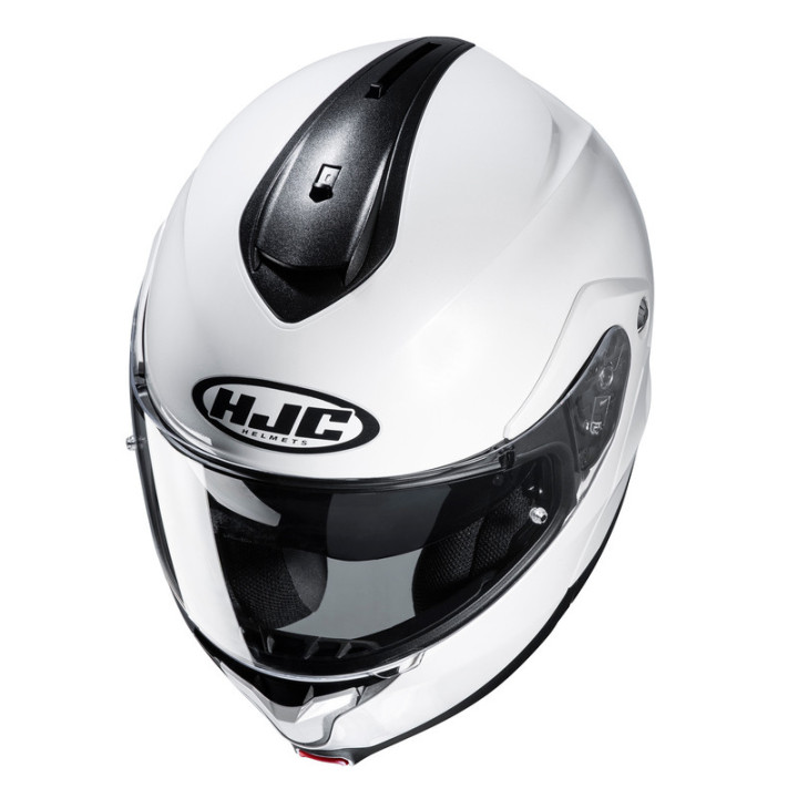 KASK MOTOCYKLOWY HJC C91N SOLID PEARL WHITE