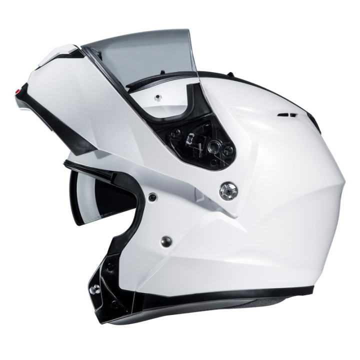 KASK MOTOCYKLOWY HJC C91N SOLID PEARL WHITE
