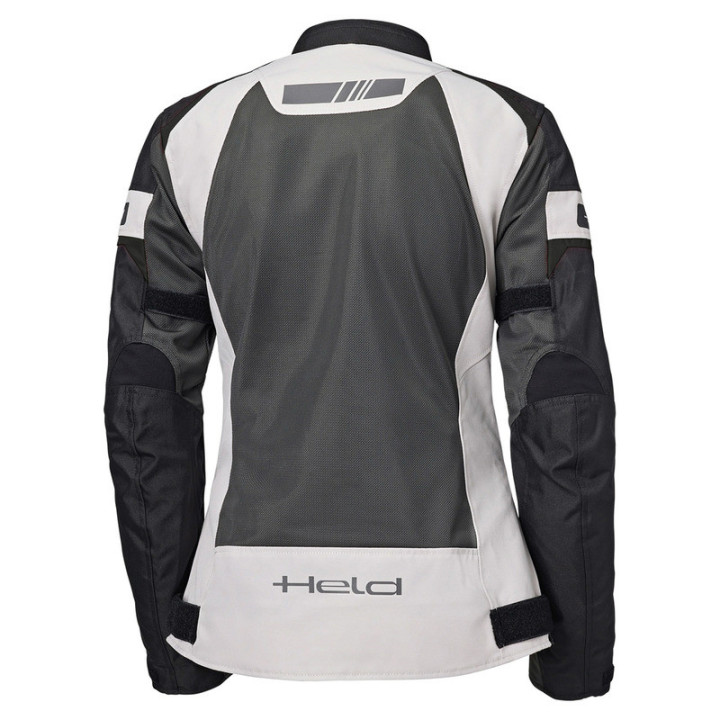 KURTKA MOTOCYKLOWA TEKSTYLNA DAMSKA HELD TROPIC 4 GREY BLACK
