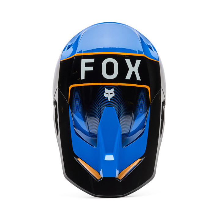 KASK MOTOCYKLOWY FOX V1 COLLECT BLUE