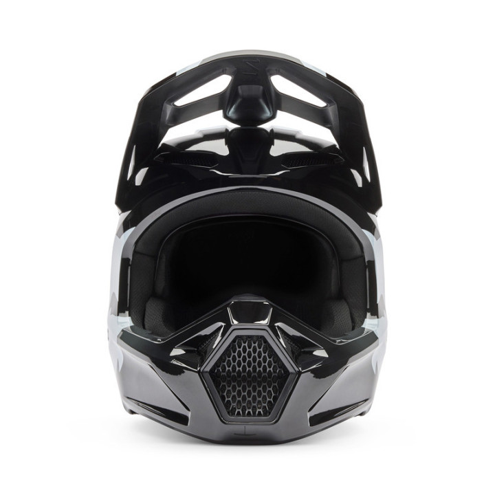 KASK MOTOCYKLOWY JUNIOR FOX V1 SHIELD BLACK YS