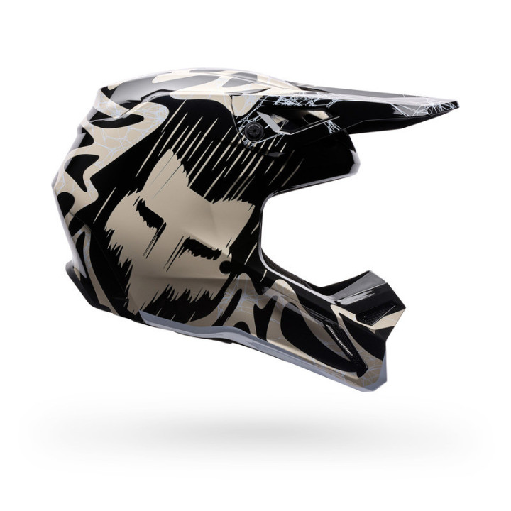 KASK MOTOCYKLOWY JUNIOR FOX V1 DIFFUSE SE BLACK