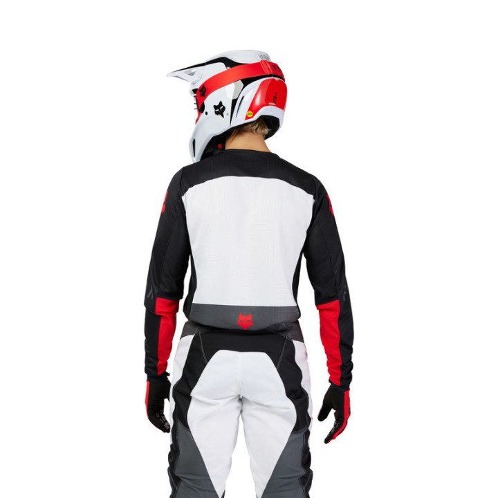 BLUZA FOX 180 FLOW WHITE/RED