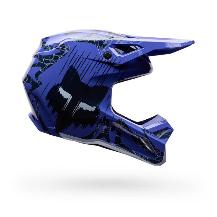 KASK MOTOCYKLOWY JUNIOR FOX V1 DIFFUSE SE PURPLE DOVE