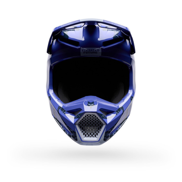 KASK MOTOCYKLOWY JUNIOR FOX V1 DIFFUSE SE PURPLE DOVE
