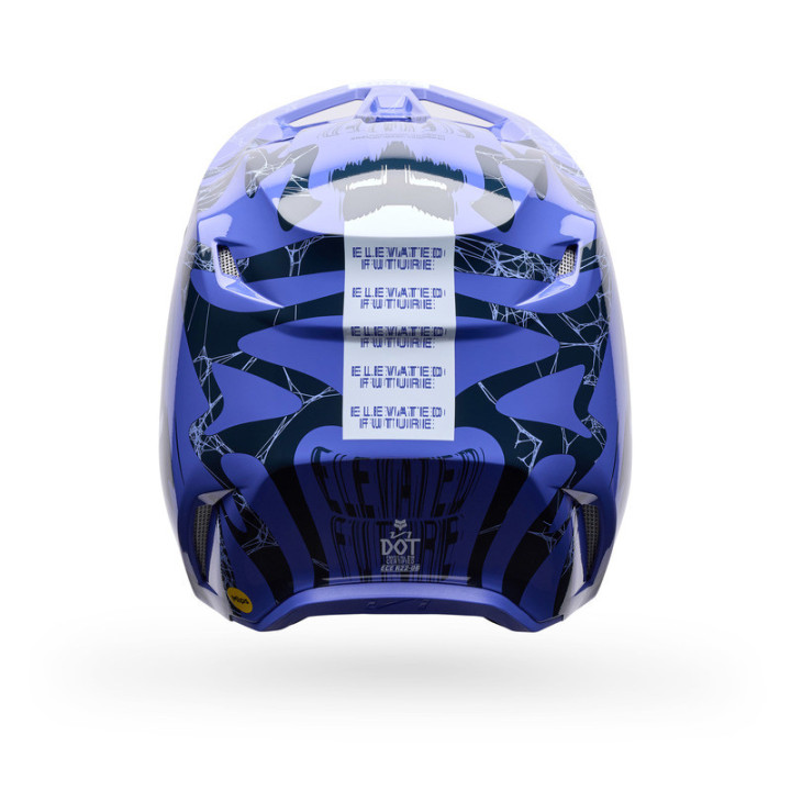 KASK MOTOCYKLOWY JUNIOR FOX V1 DIFFUSE SE PURPLE DOVE
