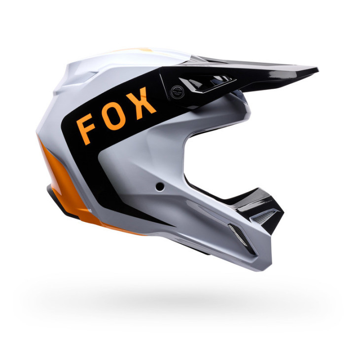 KASK MOTOCYKLOWY FOX V1 NOBLE BLACK WHITE