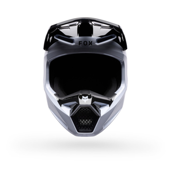KASK MOTOCYKLOWY FOX V1 NOBLE BLACK WHITE