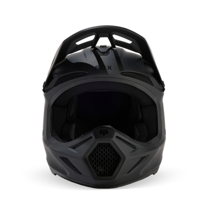 KASK MOTOCYKLOWY FOX V3 SOLID MATTE BLACK