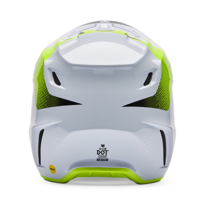 KASK MOTOCYKLOWY FOX V3 TINE WHITE
