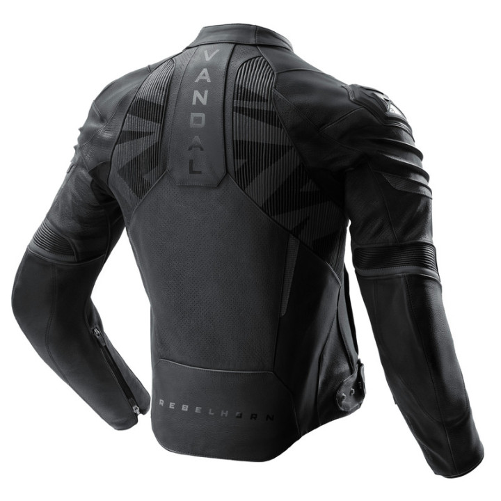 KURTKA MOTOCYKLOWA SKÓRZANA REBELHORN VANDAL 2 BLACK