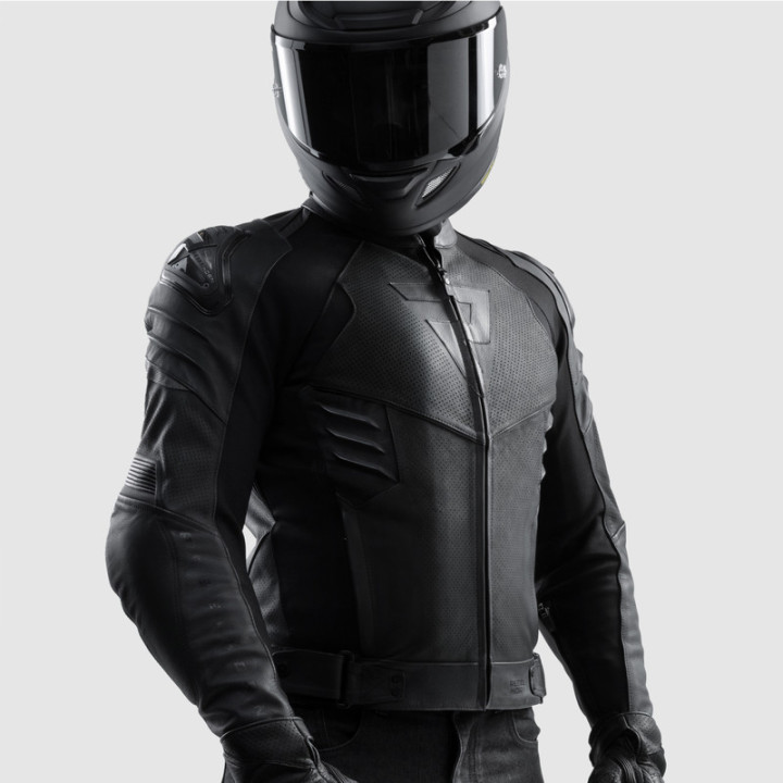 KURTKA MOTOCYKLOWA SKÓRZANA REBELHORN VANDAL 2 BLACK