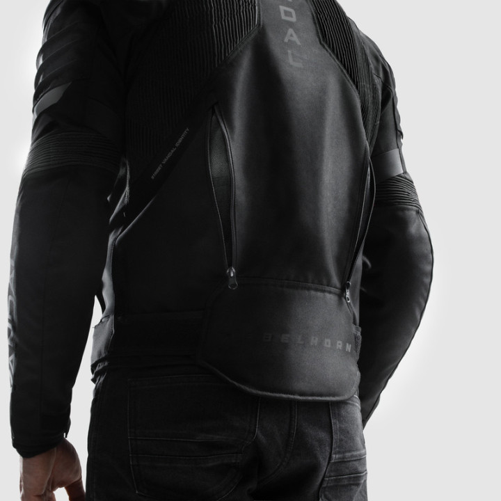 KURTKA MOTOCYKLOWA TEKSTYLNA REBELHORN VANDAL 2 BLACK
