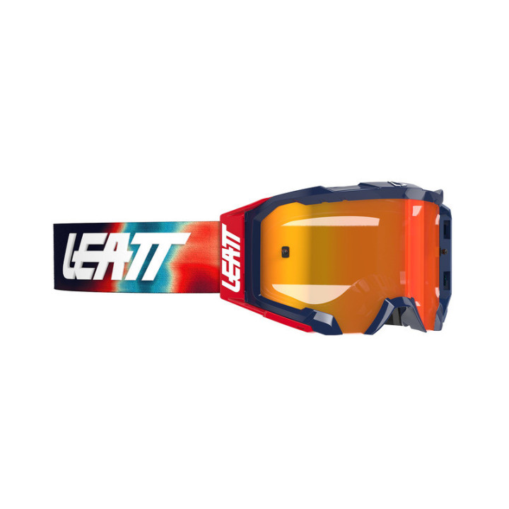 GOGLE LEATT VELOCITY 5.5 IRIZ 28 VLT BLUE RED RED OS