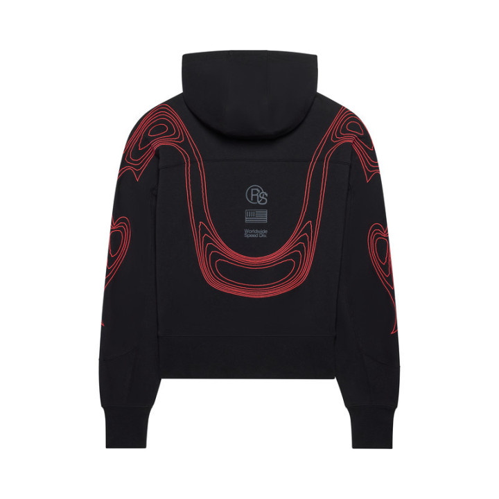 BLUZA Z KAPTUREM DAMSKA FOX VISION OVERSIZED FLEECE PO BLACK M