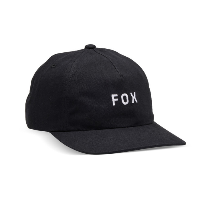 CZAPKA Z DASZKIEM DAMSKA FOX W WORDMARK ADJUSTABLE BLACK OS
