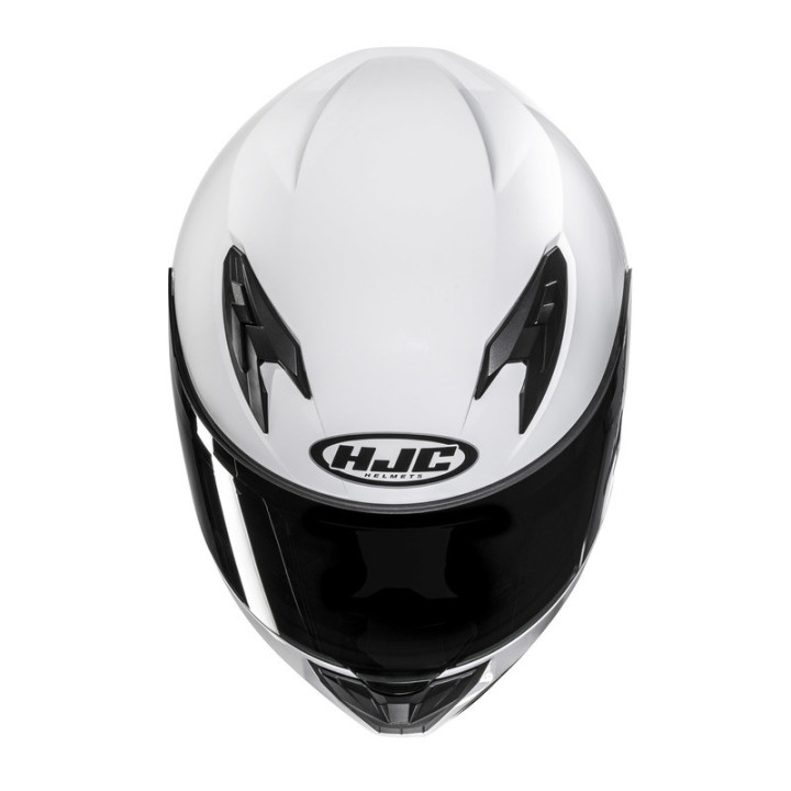 KASK MOTOCYKLOWY JUNIOR HJC Y10 SOLID PEARL WHITE