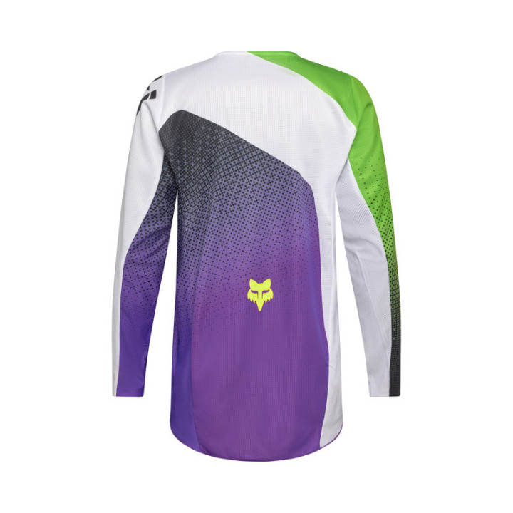 BLUZA MOTOCYKLOWA FOX 180 KAWASAKI PURPLE WHITE M
