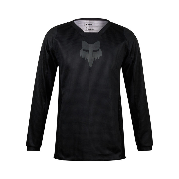 BLUZA MOTOCYKLOWA JUNIOR FOX BLACKOUT BLACK BLACK