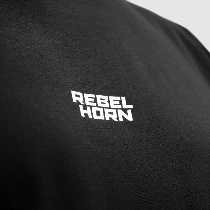 KOSZULKA Z KRÓTKIM RĘKAWEM REBELHORN CANISTER BLACK