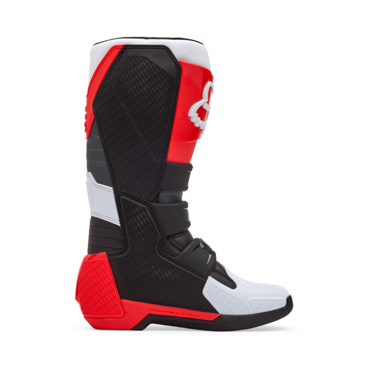BUTY MOTOCYKLOWE FOX COMP WHITE FLUO RED 9.5